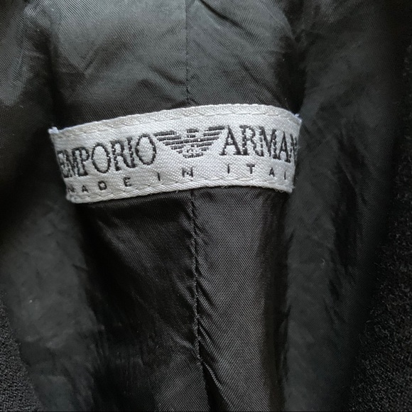 Vintage Emporio Armani Double Collar Feminine Tuxedo like 80’s 90’s Blazer - Picture 3 of 5